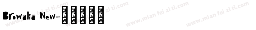 Browalia New字体转换